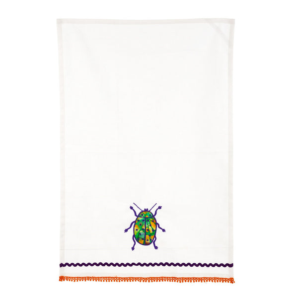 Love Bug Appliqu&eacute; Tea Towel