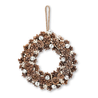 Medium Pinecone and Bell Wreath