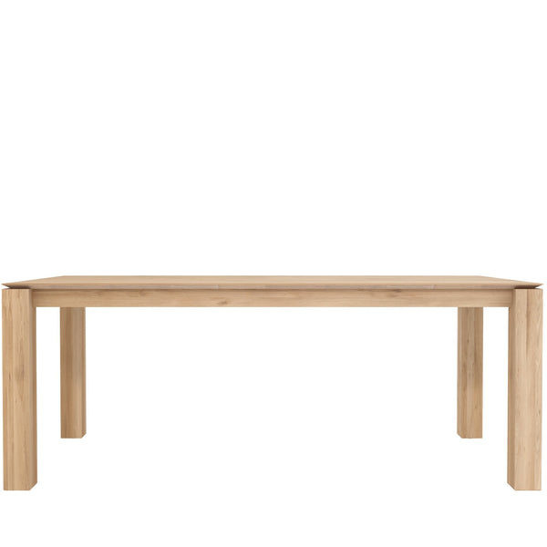 Oak Slice Dining Table