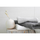 Waffle Hand Towel - Pack of 2 - Light Grey