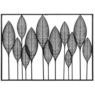 Framed Leaf Cut Out Wall Decor