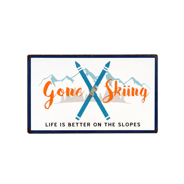 Gone Skiing Sign