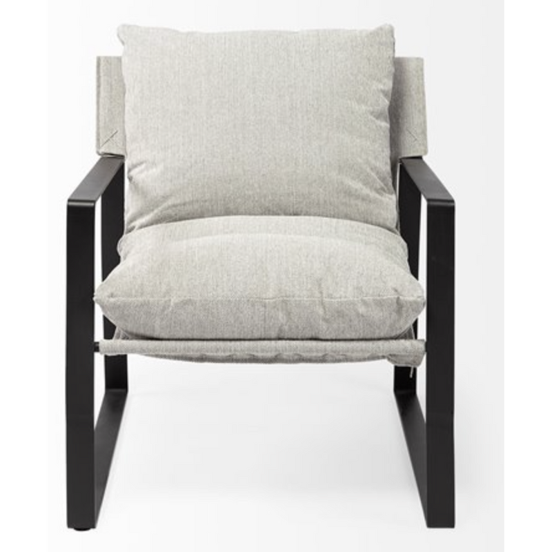 Gillian Sling Accent Chair - Light Grey