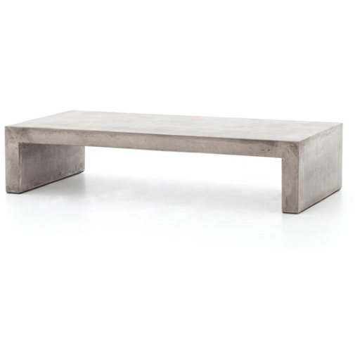 Parish Coffee Table Grey Concrete 122 West