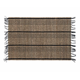 Bamboo Placemat with Stripes and Fringe