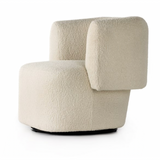 Tybalt Swivel Chair - Sheepskin Natural