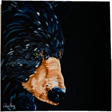 Timothy Hoey Original Artwork - Black Bear