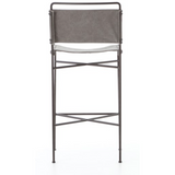 Wharton Bar Stool - Stonewash Grey