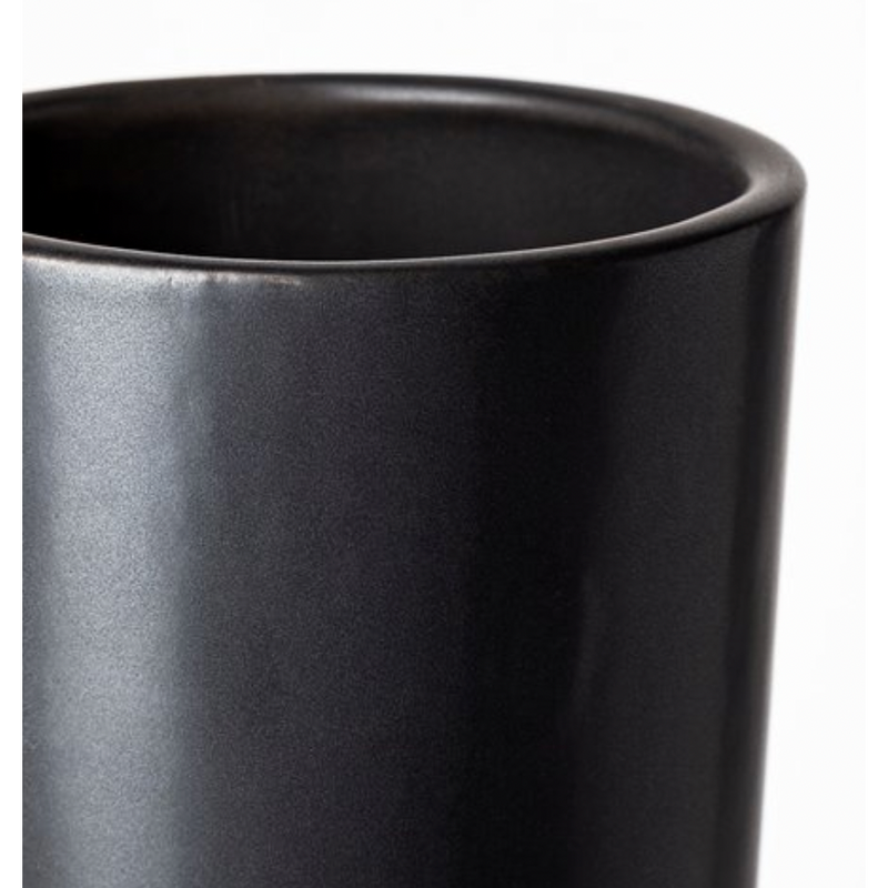 Laforge Black Ceramic Vase Large