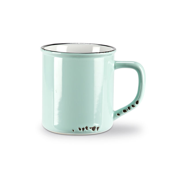 Enamel Look Mug Green