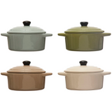 1 Cup Stoneware Mini Baker, 4 Colours