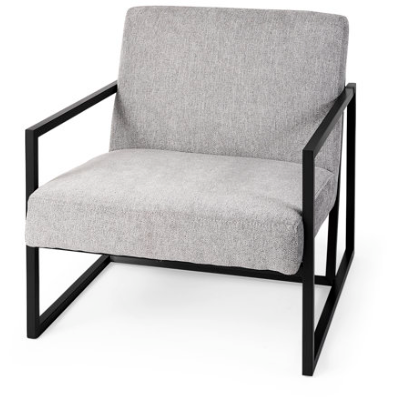 Armelle Gray Accent Chair