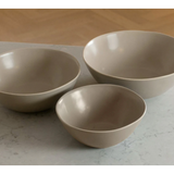 The Nested Serving Bowls Desert Taupe