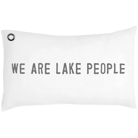 We are Lake People Lumbar Cushion
