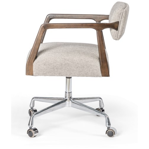 Tyler Desk Chair - Ives White Grey