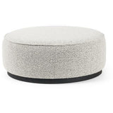 Sinclair Round Ottoman - Large - Knoll Domino