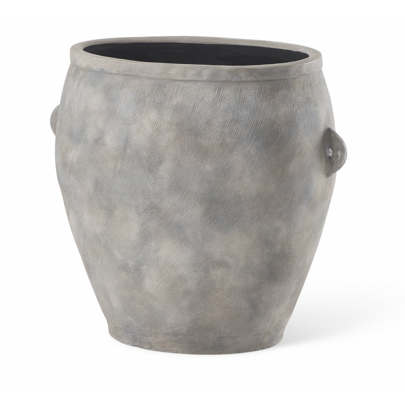 Zuma Floor Vase - Light Grey