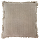 Frayed Edge Cushion - Light Grey