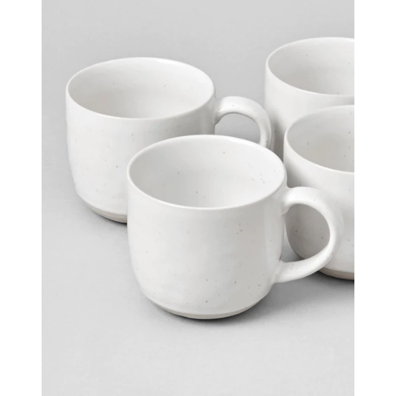 The Mugs Speckled White
