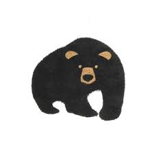 Coir Black Bear Mat