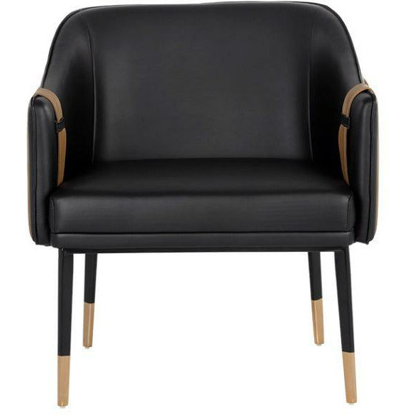 Carter Chair - Black / Cognac