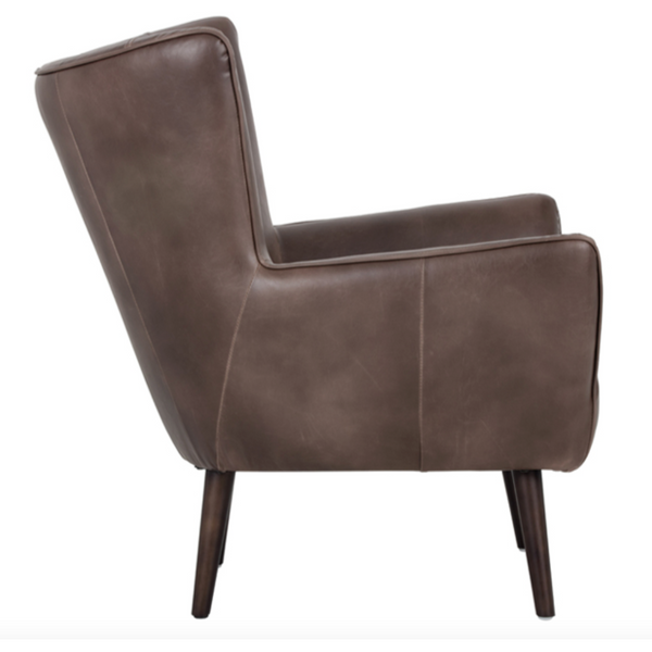 Luther Lounge Chair - Havana Dark Brown