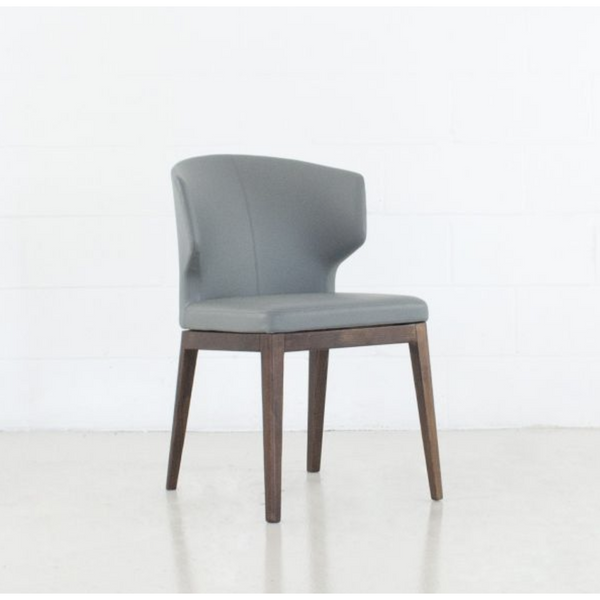 Heather Leatherette Wood Dining Chair - Solid Ash