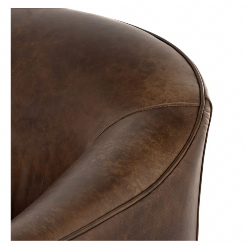 Quinton Swivel Chair - Arvada Cigar