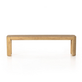 Ari Accent Bench in Natural Elm