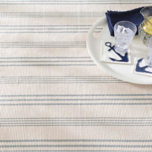 Swedish Stripe Woven Cotton Rug