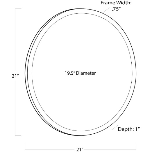 Doris Round Mirror