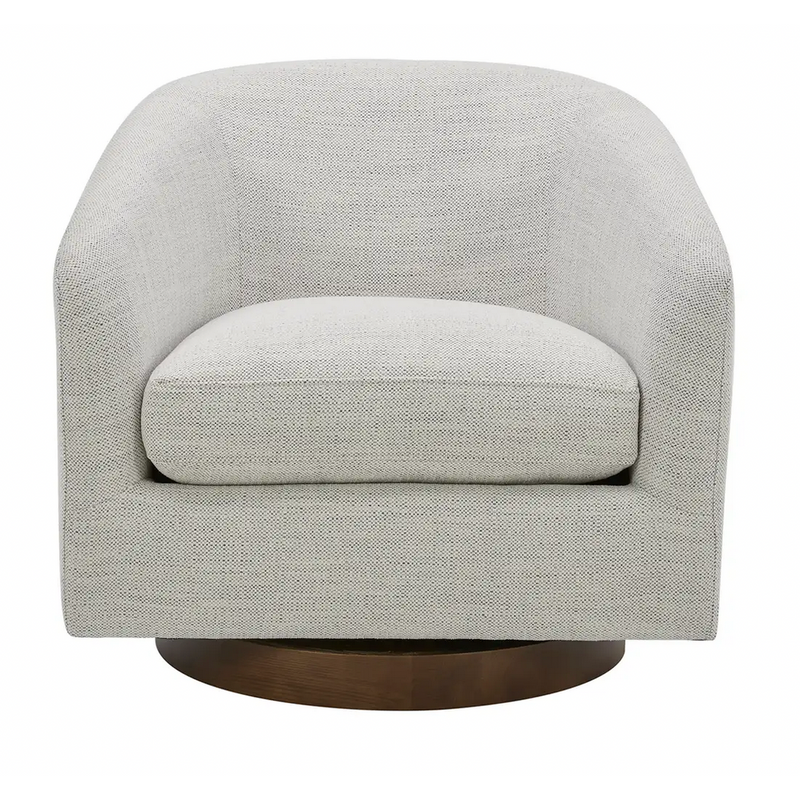 Shearling deals swivel chair