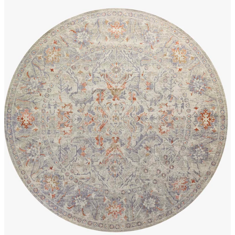 Rosemarie Area Rug - Oatmeal and Lavender
