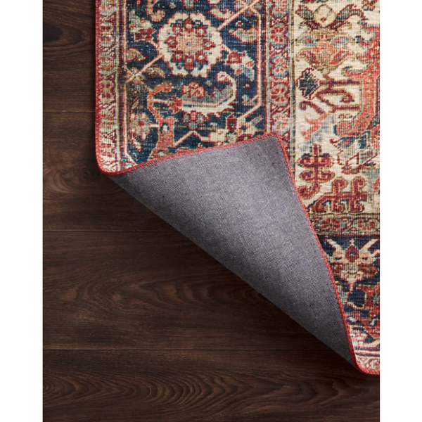 Layla Rug - Red / Navy