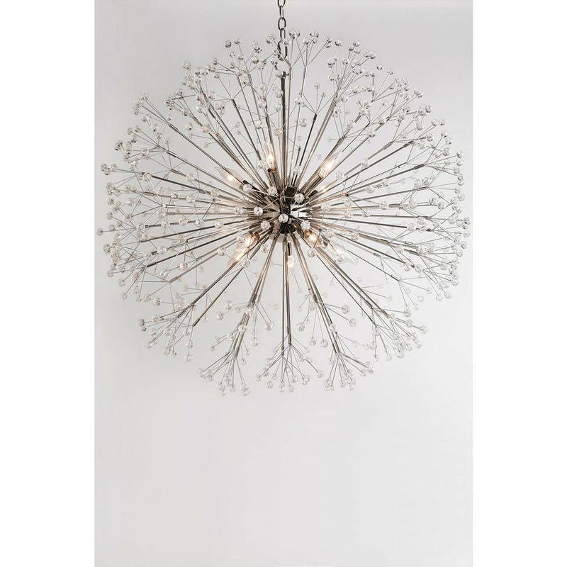 Dunkirk Chandelier - Polished Nickel