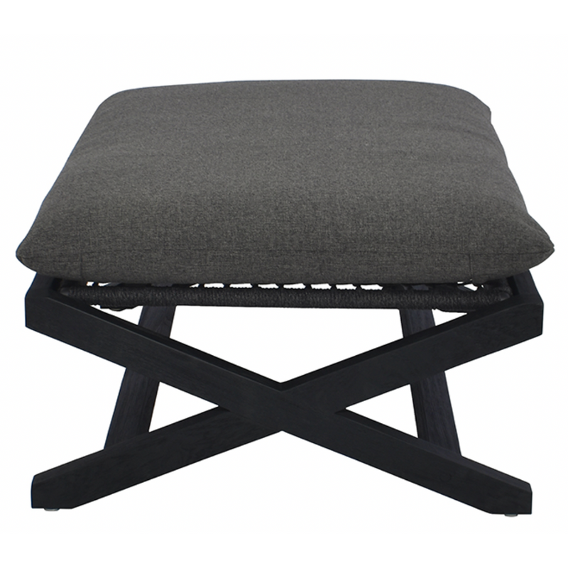 Bailey Outdoor Stool in Charcoal/Gracebay Grey