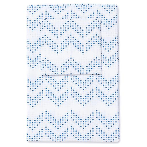 Oasis Chevron Dots Queen Duvet Cover