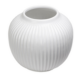 Aurora Ribbed Gourd 4.5"h Ceramic Vase